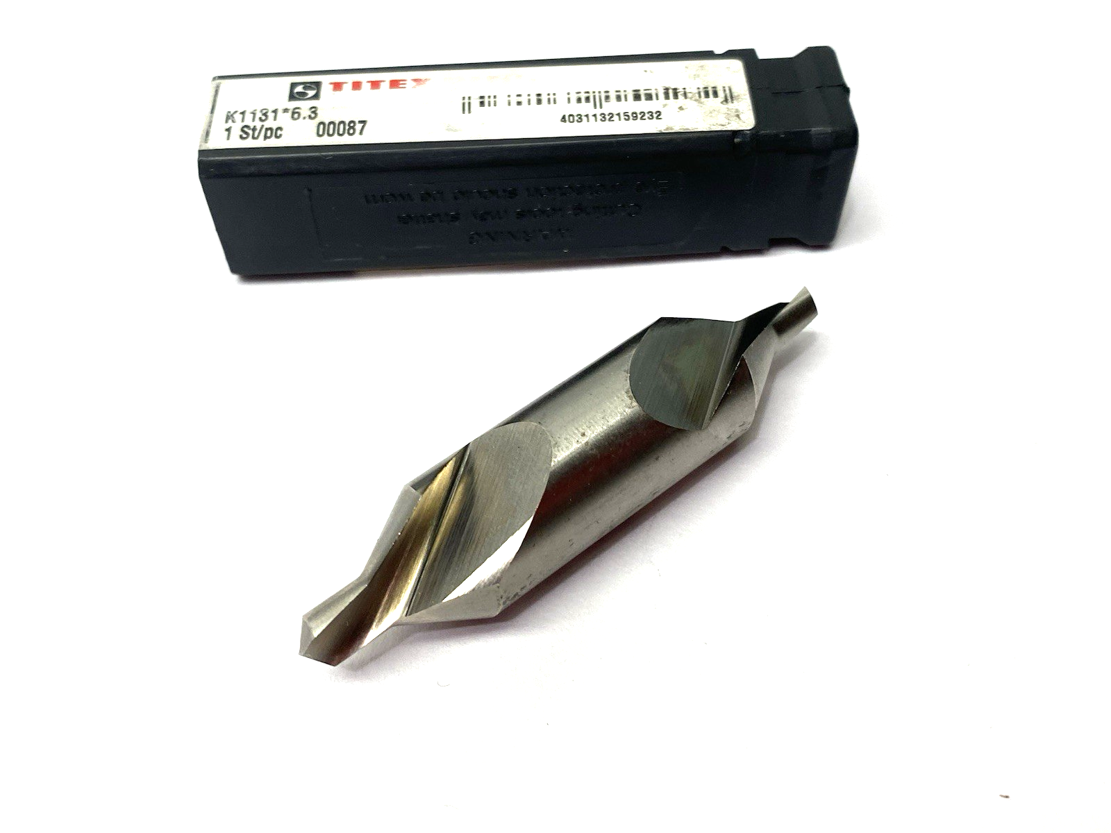 K1131-6.3 | Walter Titex Center Dill, Left Hand, 6.3mm Tip Dia. 60° - New – Open box - Maverick Industrial Sales