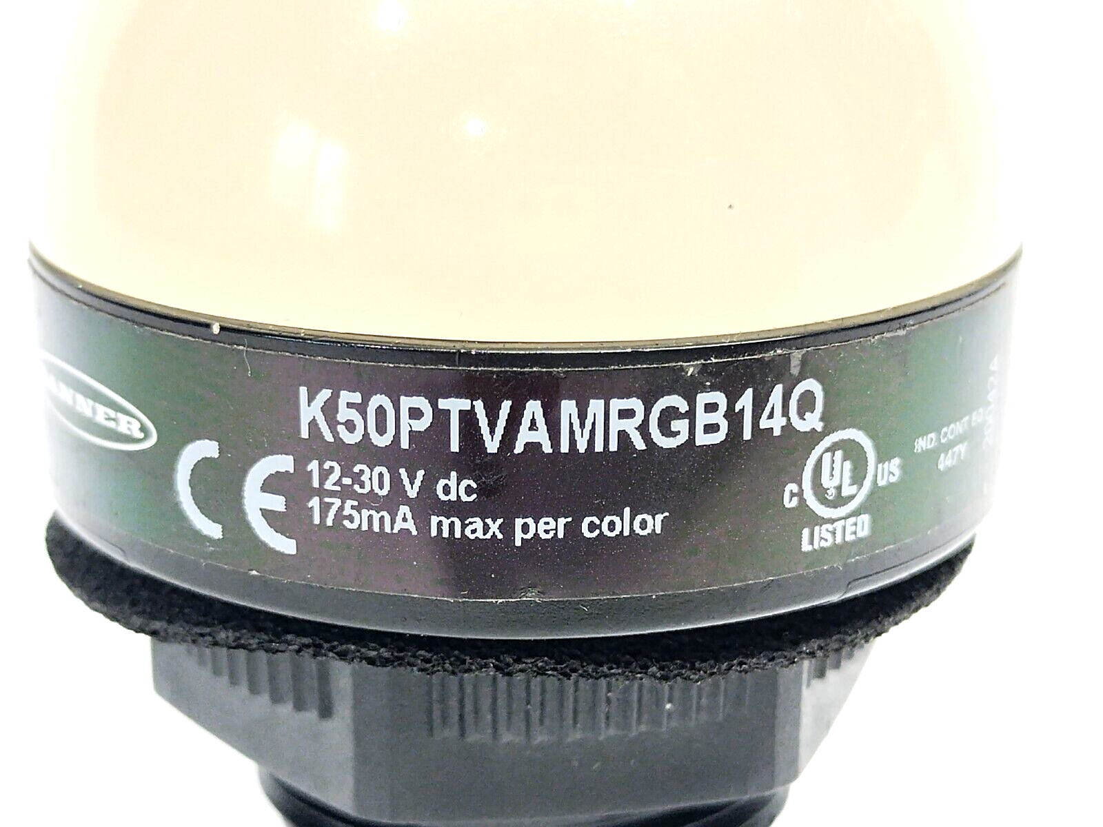 Banner K50PTVAMRGB14Q 50mm 14-Color RGB Programmable Touch Button 807905 - Maverick Industrial Sales