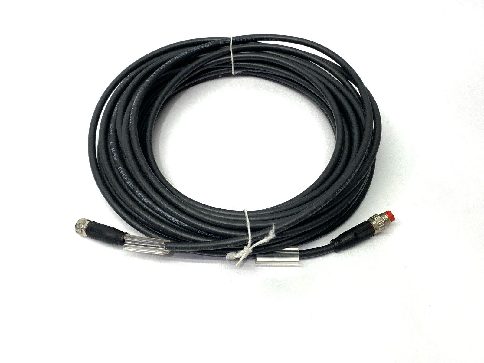 Beckhoff ZK2020-3132-0050 Double Ended Power Cable 5m Length M8 4-Pin 017948 - Maverick Industrial Sales