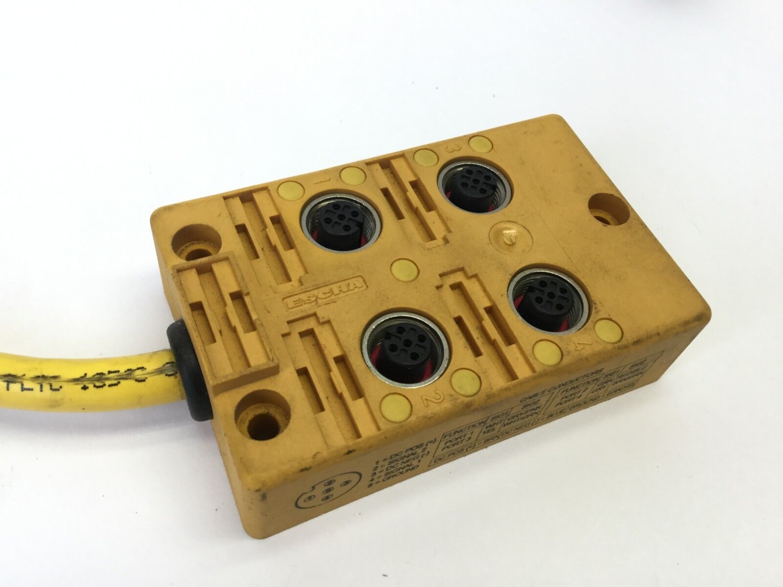 Escha 4 Port Junction Box w/ Cable and 10 Pin Connector - Maverick Industrial Sales