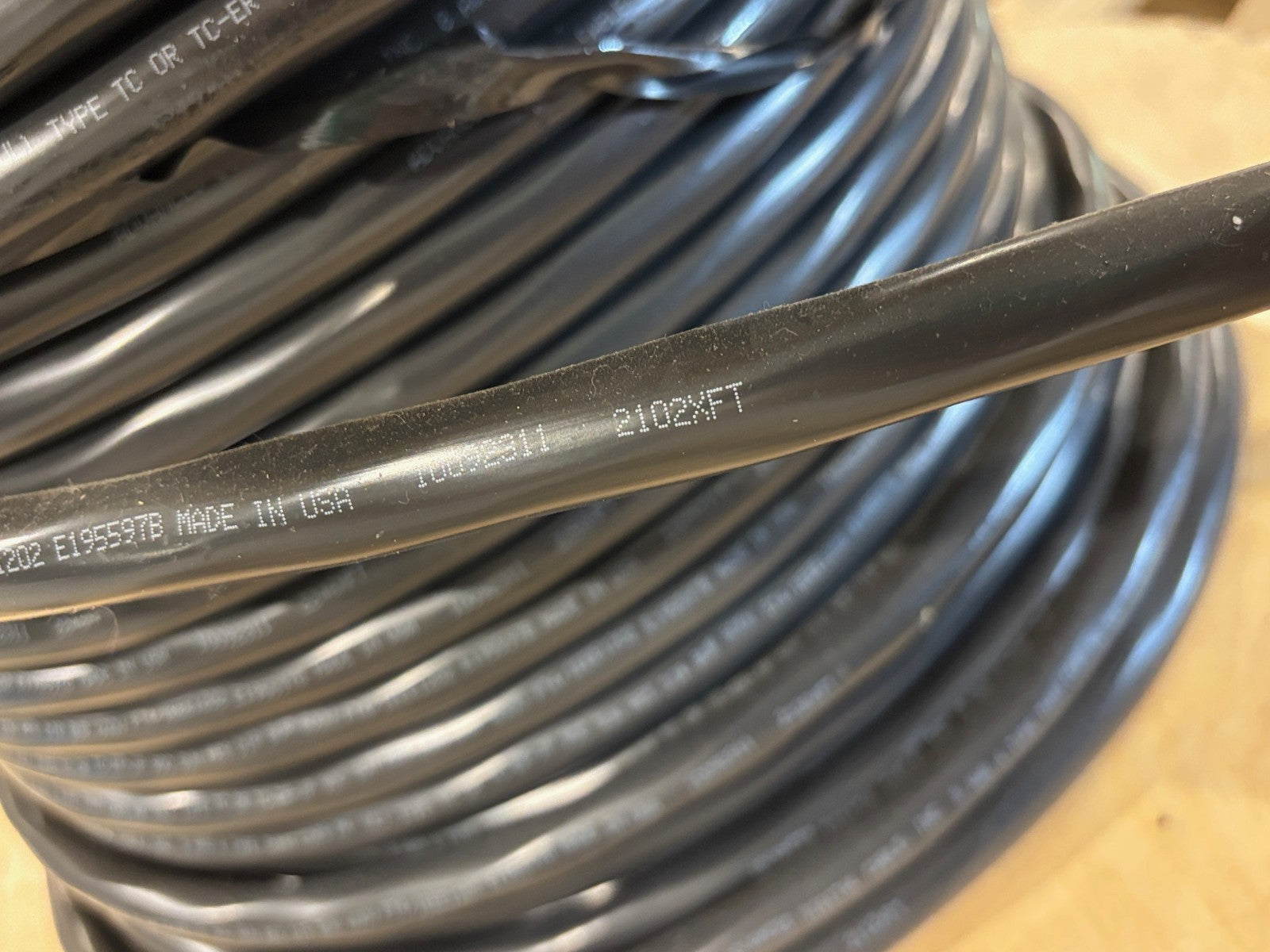 Advanced Digital Cable 3G-0804 8-4C STR BC VN Tray Cable, 8AWG 4 Conductor 425FT - Maverick Industrial Sales