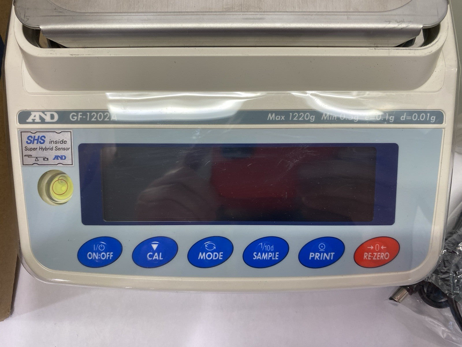 GF1202A | AND Weighing Apollo Precision Balance 1200g x 0.01g Ext. Calibration - Used - Maverick Industrial Sales