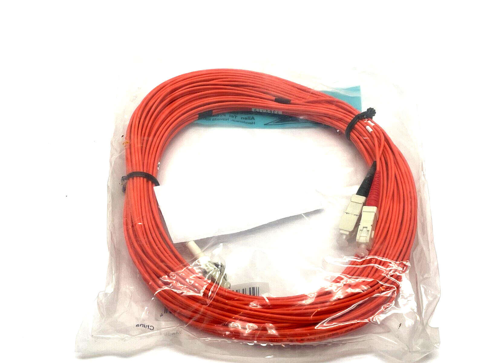 Allen Tel Products GBLCC-D2-15 Fiber Optic Patch Cord 15m Length - Maverick Industrial Sales