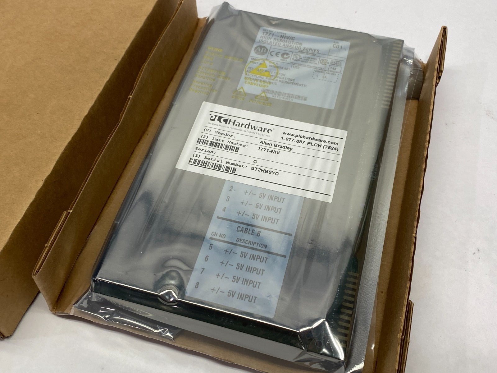 Allen Bradley 1771-NIV Ser. C High-Resolution 8-Chan Isolated Analog Input Mod. - Maverick Industrial Sales