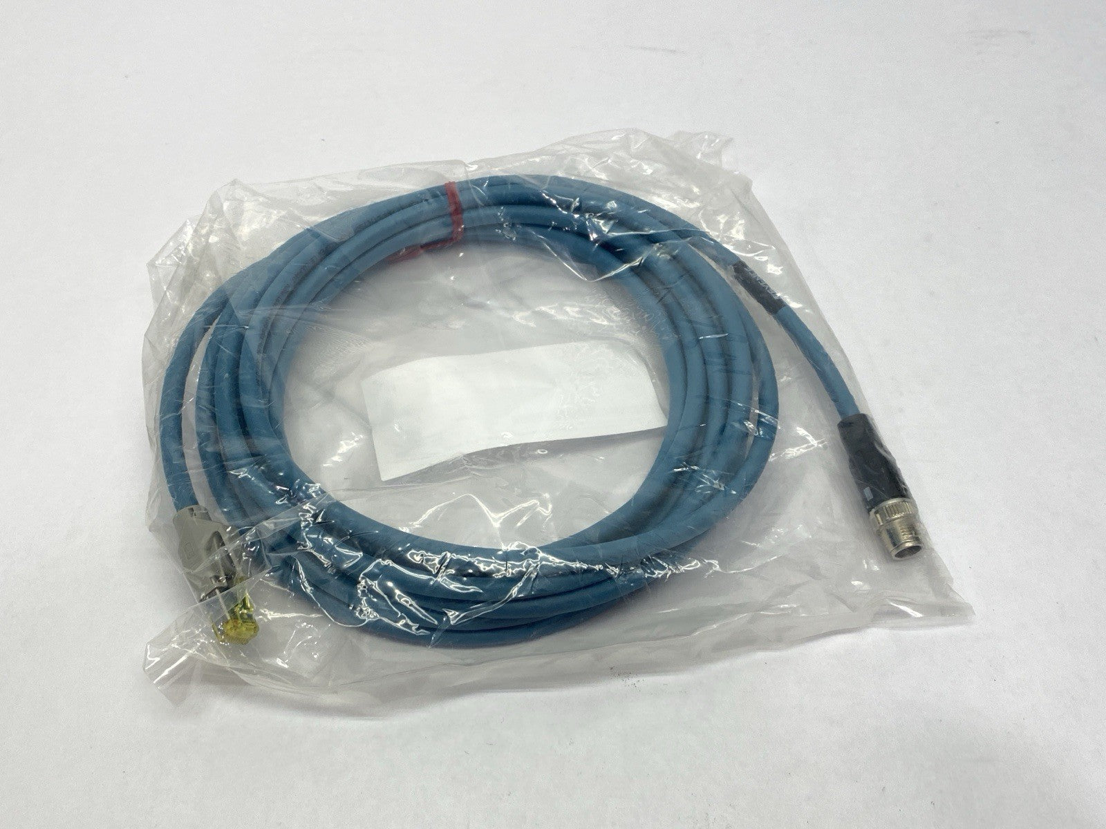 Keyence OP-88665 Ethernet Cable Male M12 8-Pin x RJ45 5m - Maverick Industrial Sales