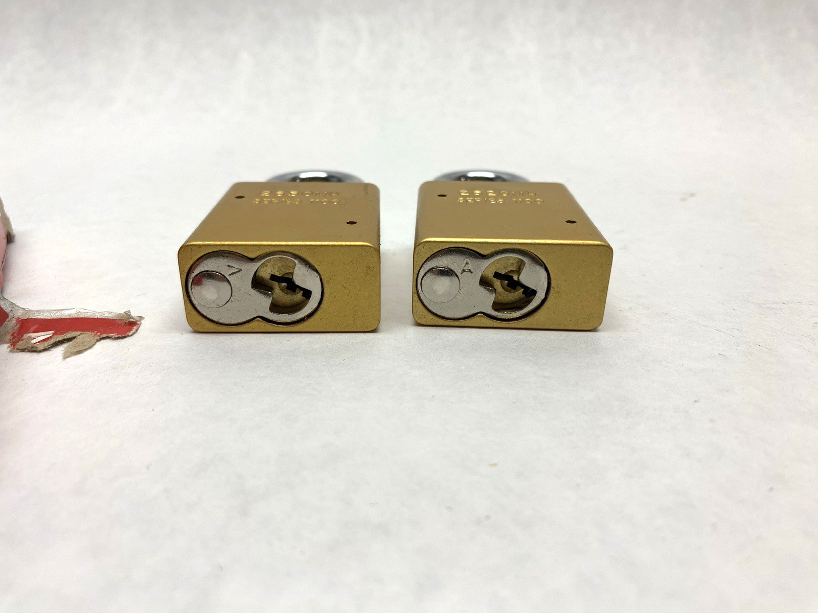 American Lock A1106KAYLW 1100 Series Lockout Lock LOT OF 2 - Maverick Industrial Sales