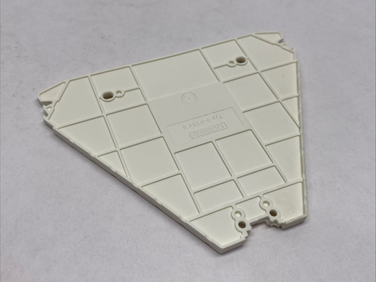 Phoenix Contact D-PTRV 8 WH Terminal Block End Covers White 3270154 LOT OF 10 - Maverick Industrial Sales