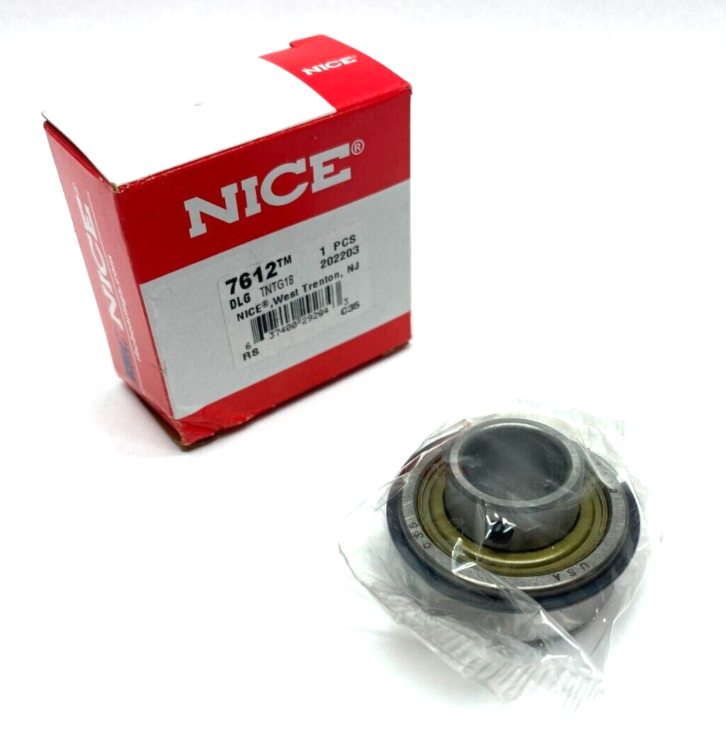 Nice 7612 DLG TNTG18 Heavy Duty Double Sealed Insert Ball Bearing 3/4" x 3/4" - Maverick Industrial Sales