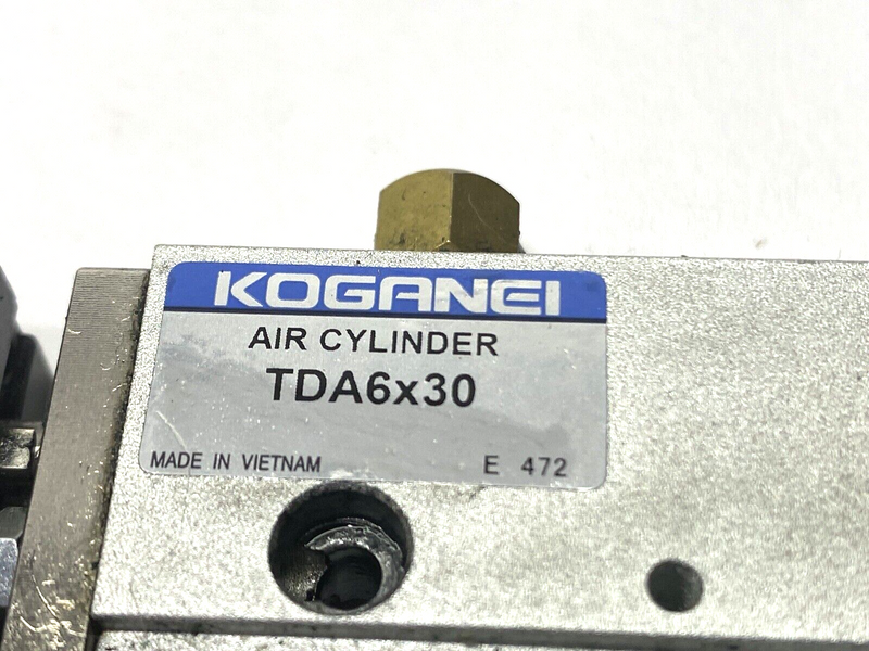 Koganei TDA6x30 Pneumatic Air Cylinder w/Auto Switch DAMAGED CONNECTOR - Maverick Industrial Sales