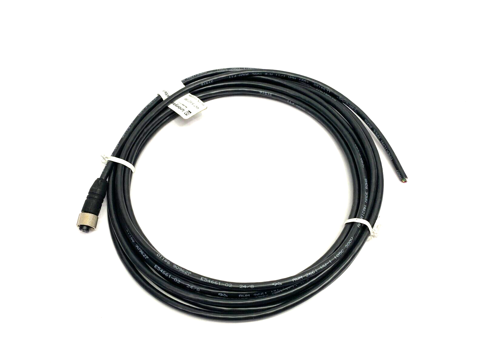 Lumberg Automation RKT 8-627/5M Single End Cordset M12 8-Pin Female 600001989 - Maverick Industrial Sales