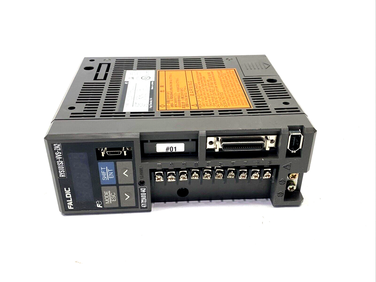 RYS101S3-VVS-ZA2 | Fuji Electric FALDIC Servo Drive 3PH 100W 0.9A 200-230VAC - Used - Maverick Industrial Sales