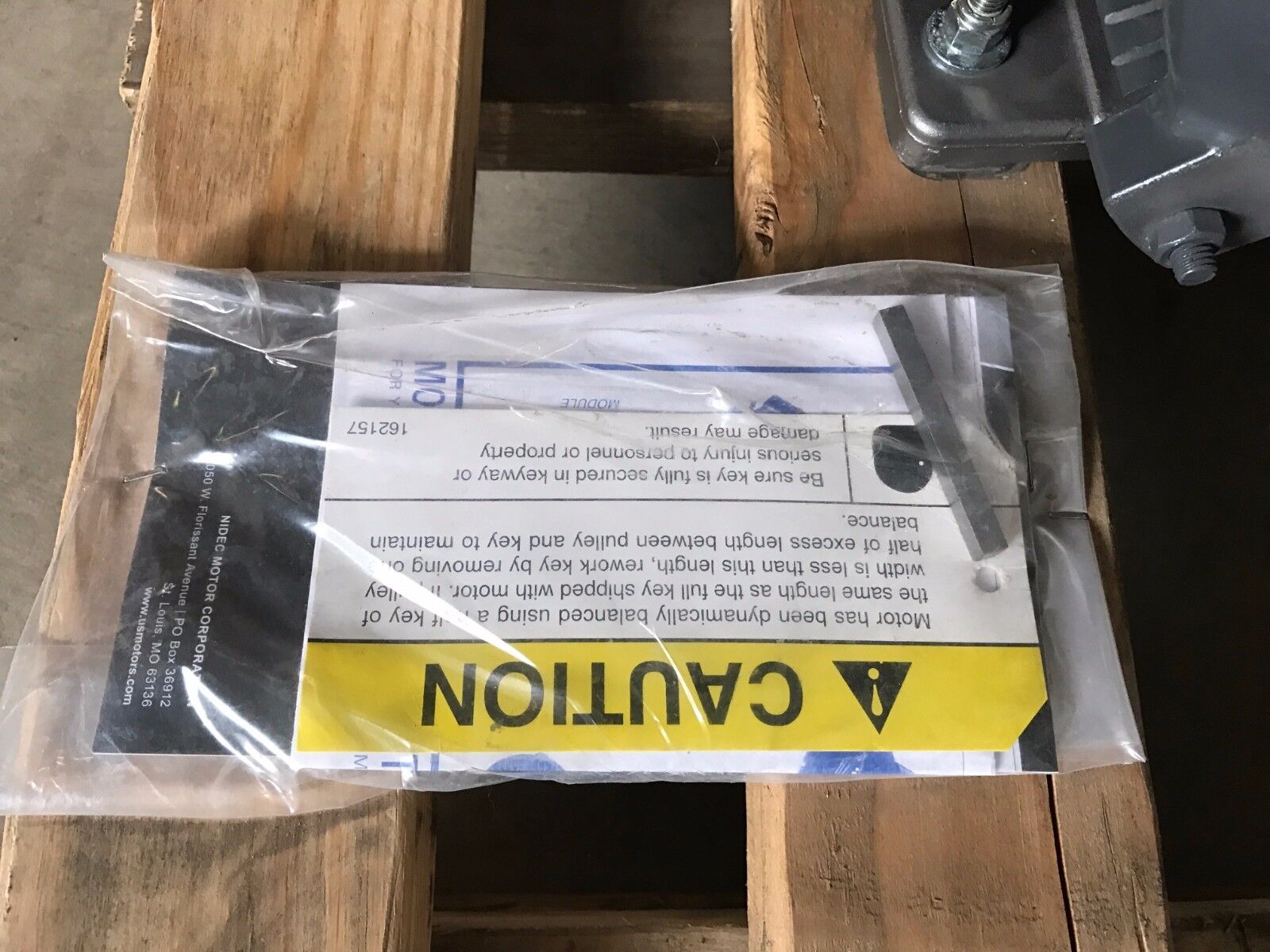 Nidec 15701513-100 Industrial Electric Motor 20HP 380V 1475RPM 32A 973547181A - Maverick Industrial Sales