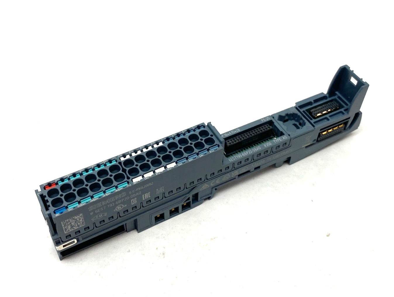 Siemens 6ES7193-6BP20-0BA0 SIMATIC ET 200SP Base Unit NO MODULE CONNECTOR - Maverick Industrial Sales