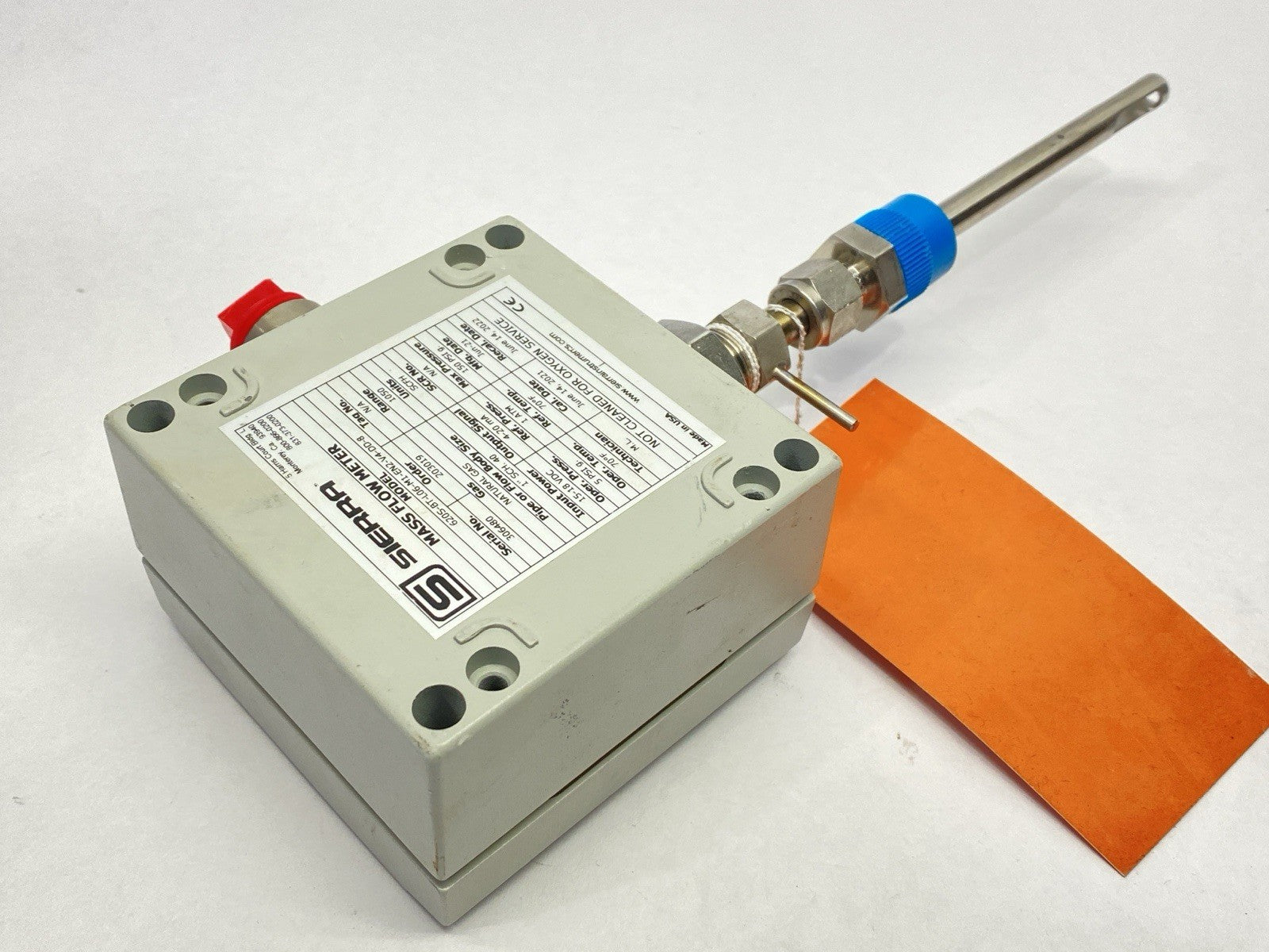 620S-BT-L06-M1-EN2-V4-DD-8 | Sierra BoilerTrak Insertion Thermal Mass Flow Meter - Used - Maverick Industrial Sales