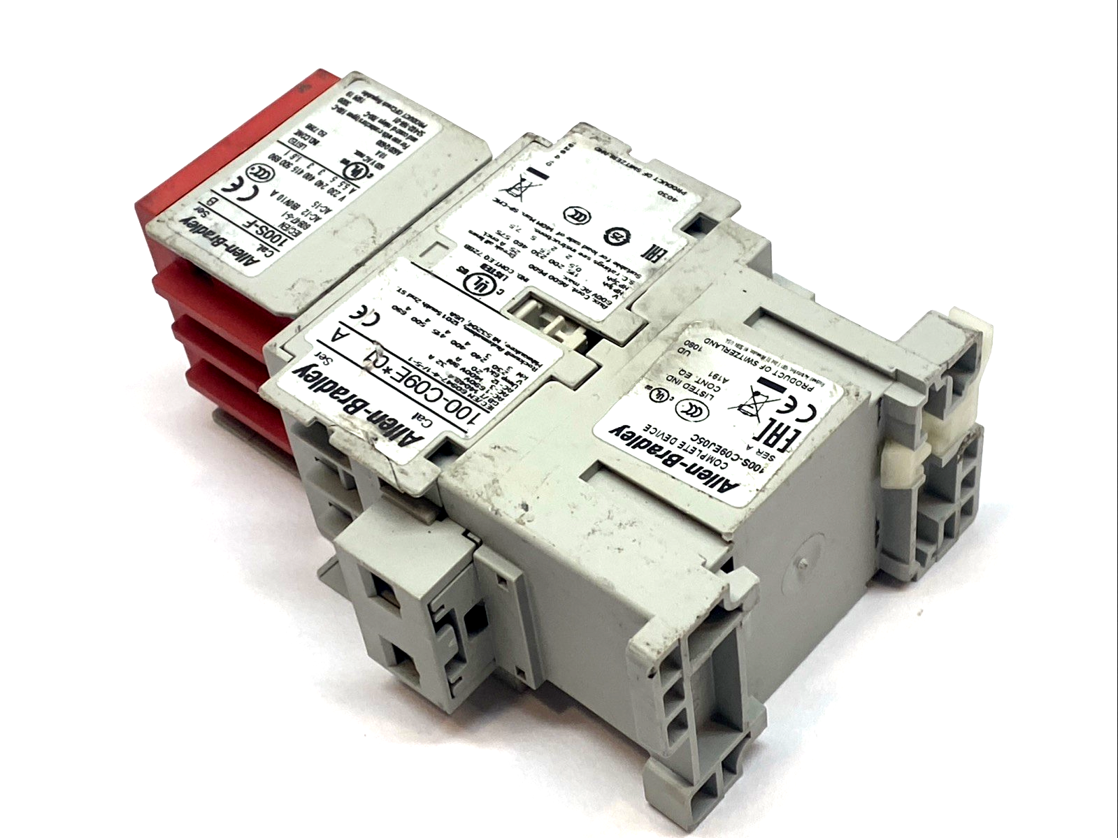 Allen Bradley 100S-C09EJ05C Safety Contactor 9A 3P 24VDC Coil 0NO 5NC Aux SER. A - Maverick Industrial Sales