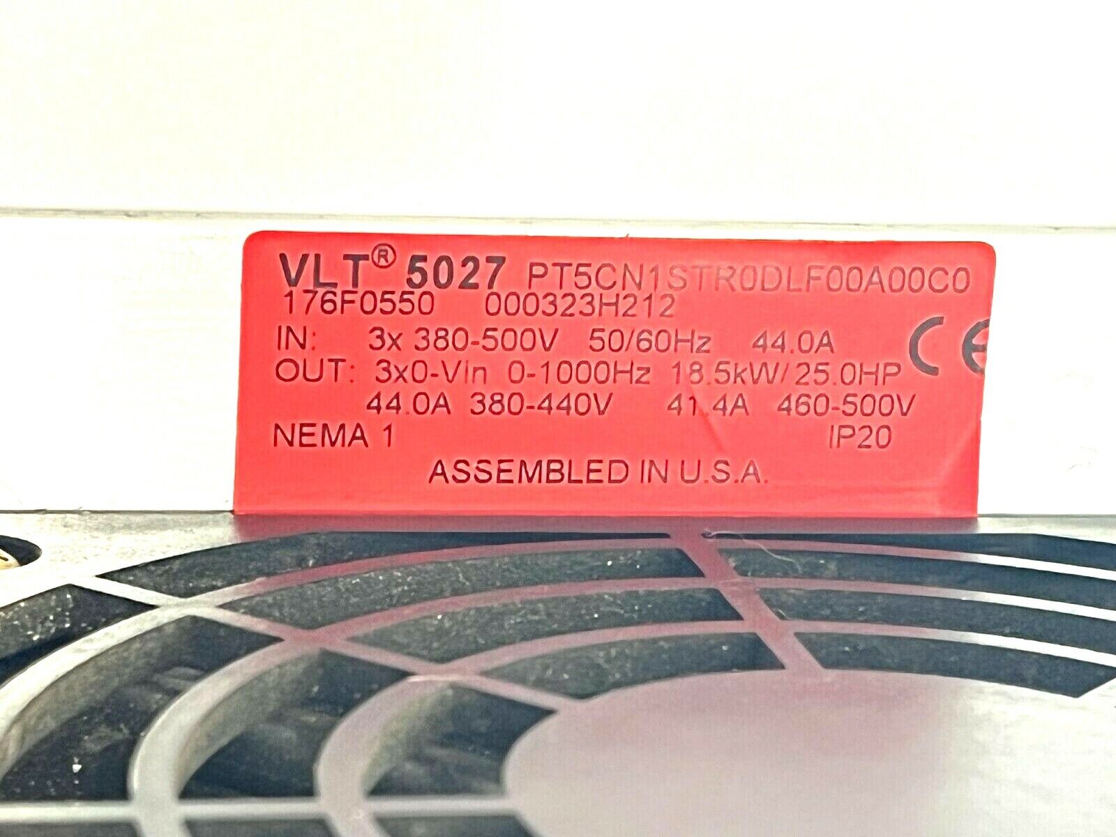 Danfoss VLT5027PT5CN1STR0DLF00A00C0 VLT 5027 Drive 18.5kW 25HP 176F0550 - Maverick Industrial Sales