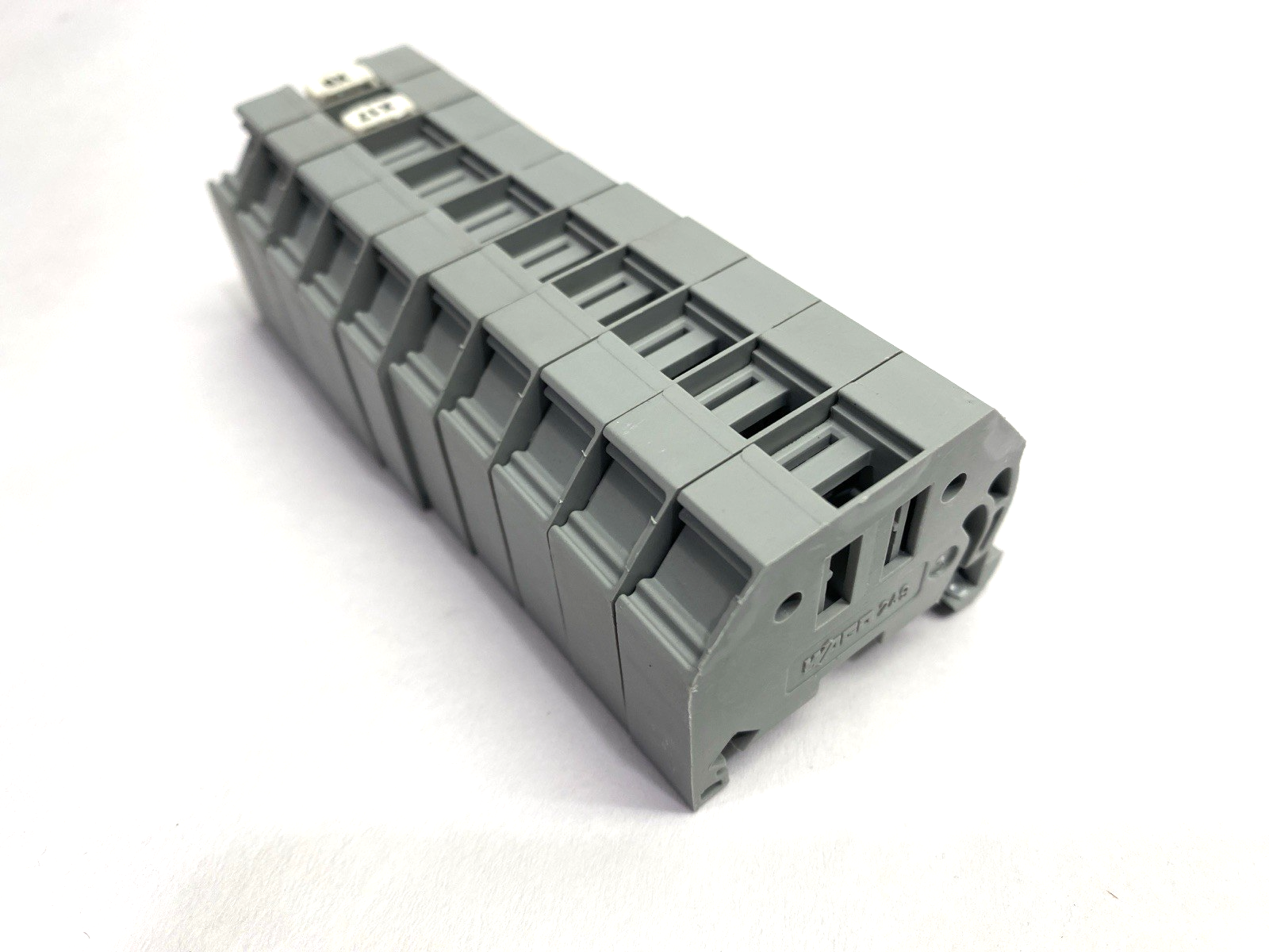 Wago 249-117 Screwless End Stop Terminal Block LOT OF 10 - Maverick Industrial Sales