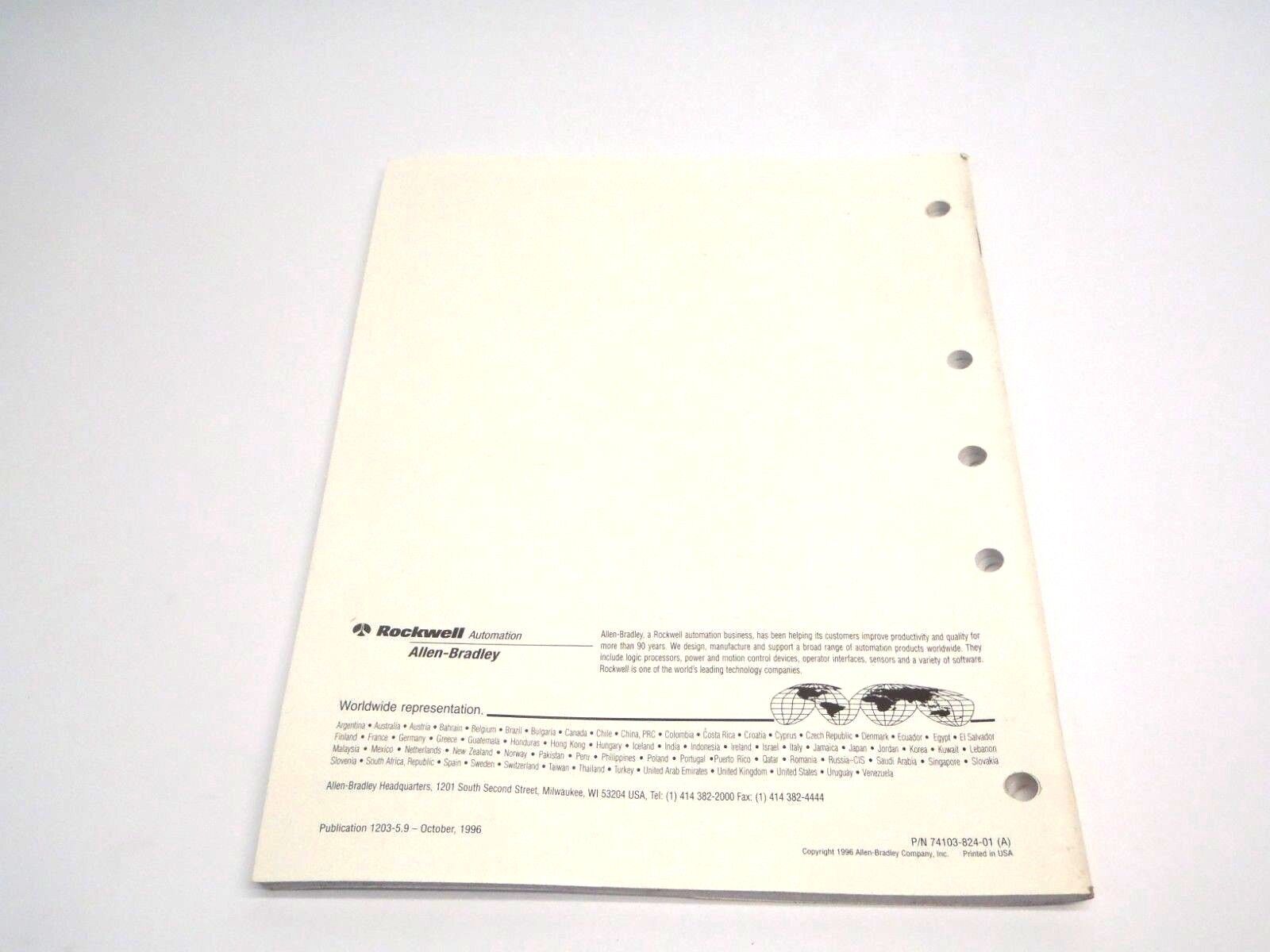 Allen Bradley SLC to SCANport Communications Module 1203-SM1 User Manual - Maverick Industrial Sales