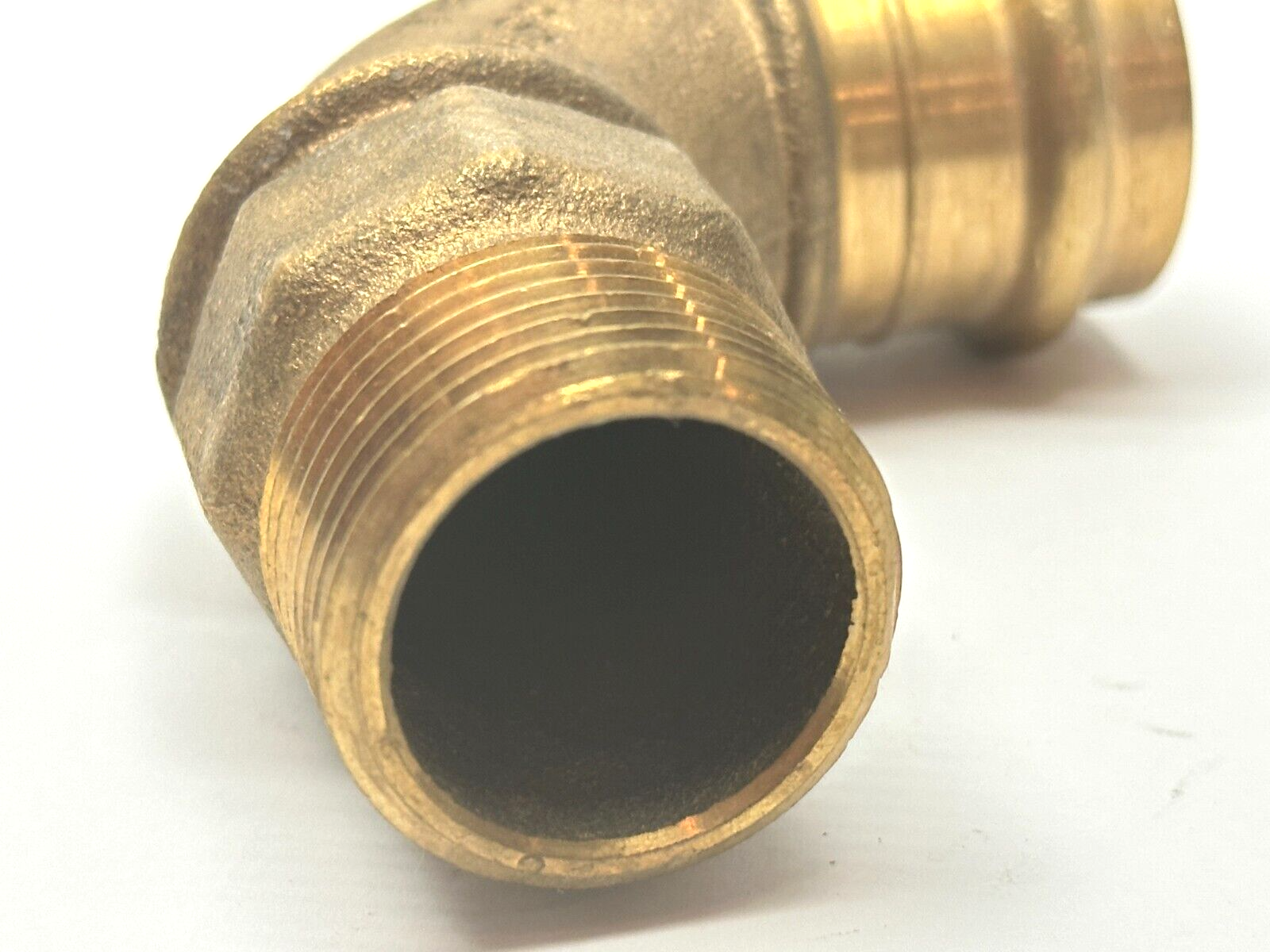 Viega 77512 Propress 1" x 1" MNPT CXM 90 Degree Elbow Bronze - Maverick Industrial Sales