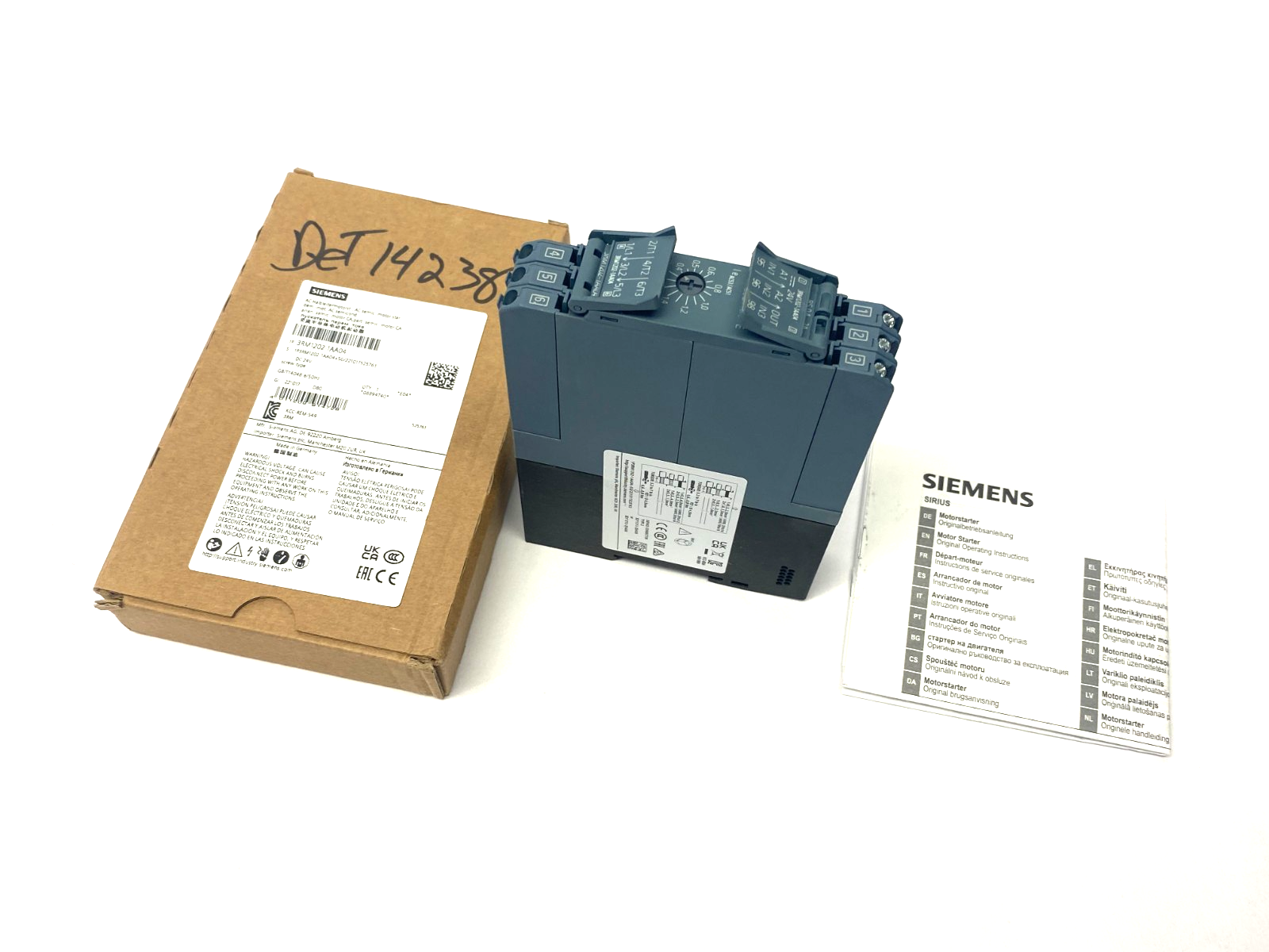 Siemens 3RM1202-1AA04 SIRIUS Reversing Starter Screw-Type 24VDC - Maverick Industrial Sales