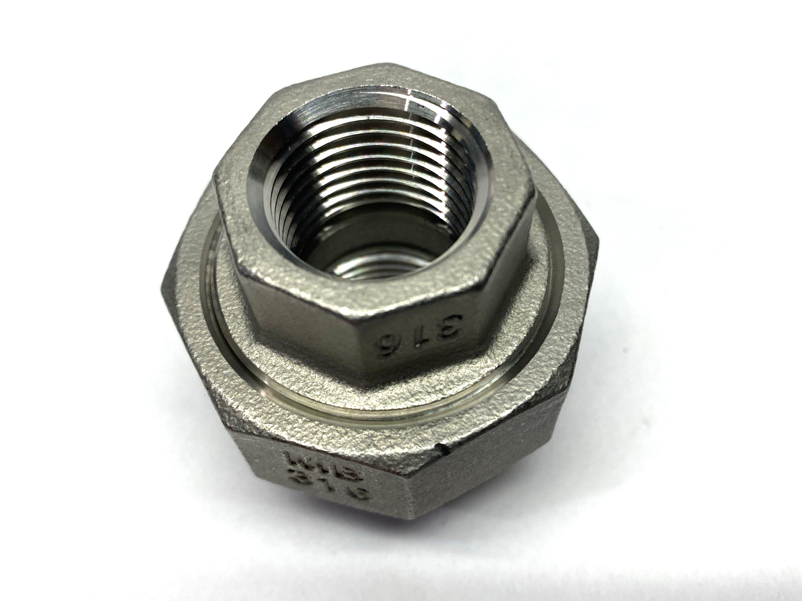 1/2" T-316 Stainless Steel Union Fitting Class 150 - Maverick Industrial Sales