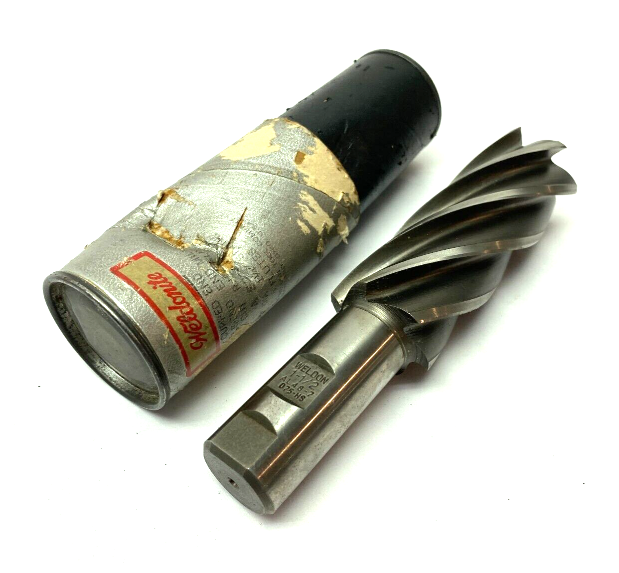 Weldon AL48-7 Tubular Cutting End Mill Shank 1-1/2" 4-LOC 6-Flute D75-HS - Maverick Industrial Sales