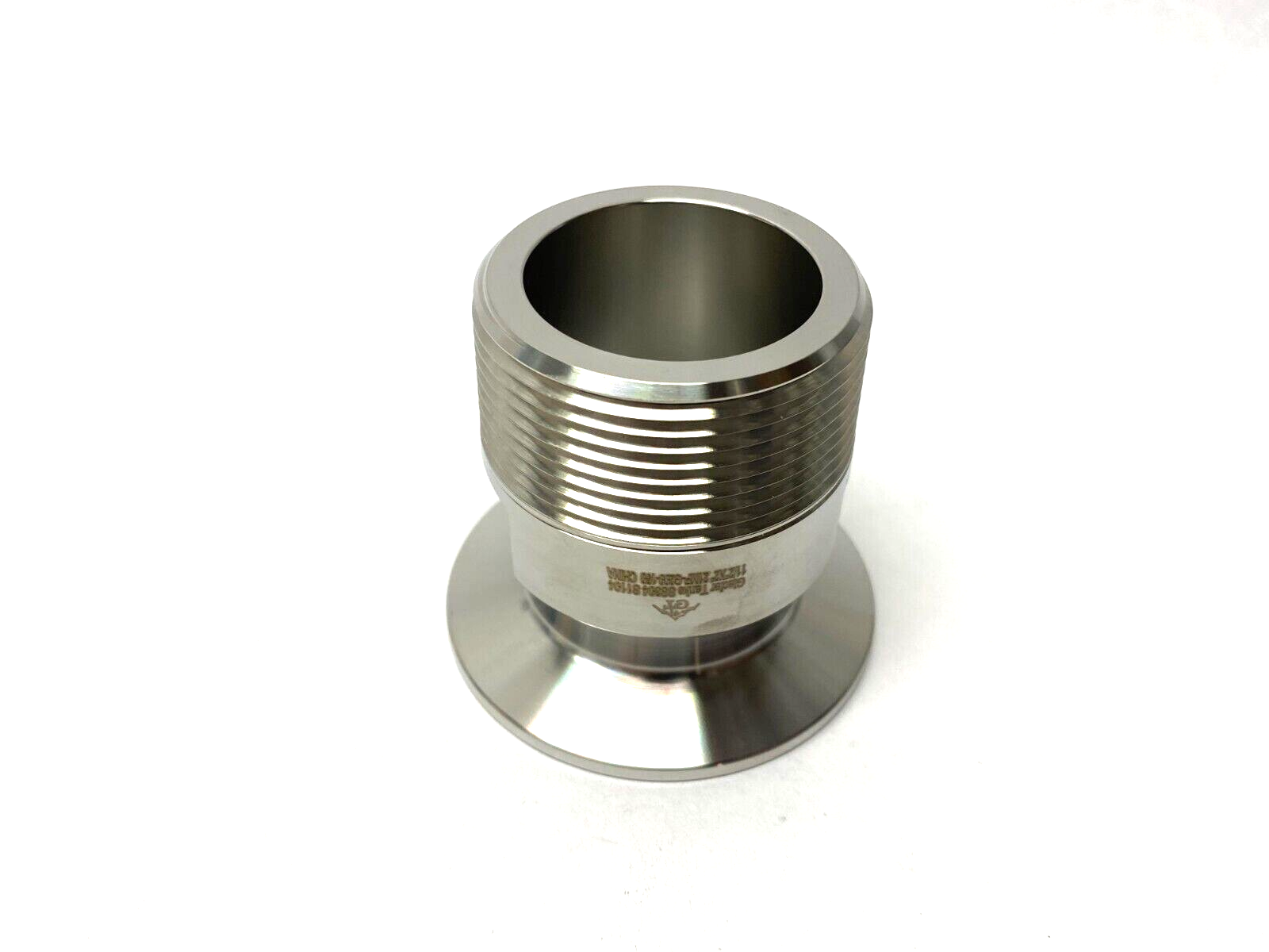 21MP-G200-150 | Glacier Tanks Stainless Tri Clamp 2" to Male NPT 1.5" Fitting - New Other - Maverick Industrial Sales