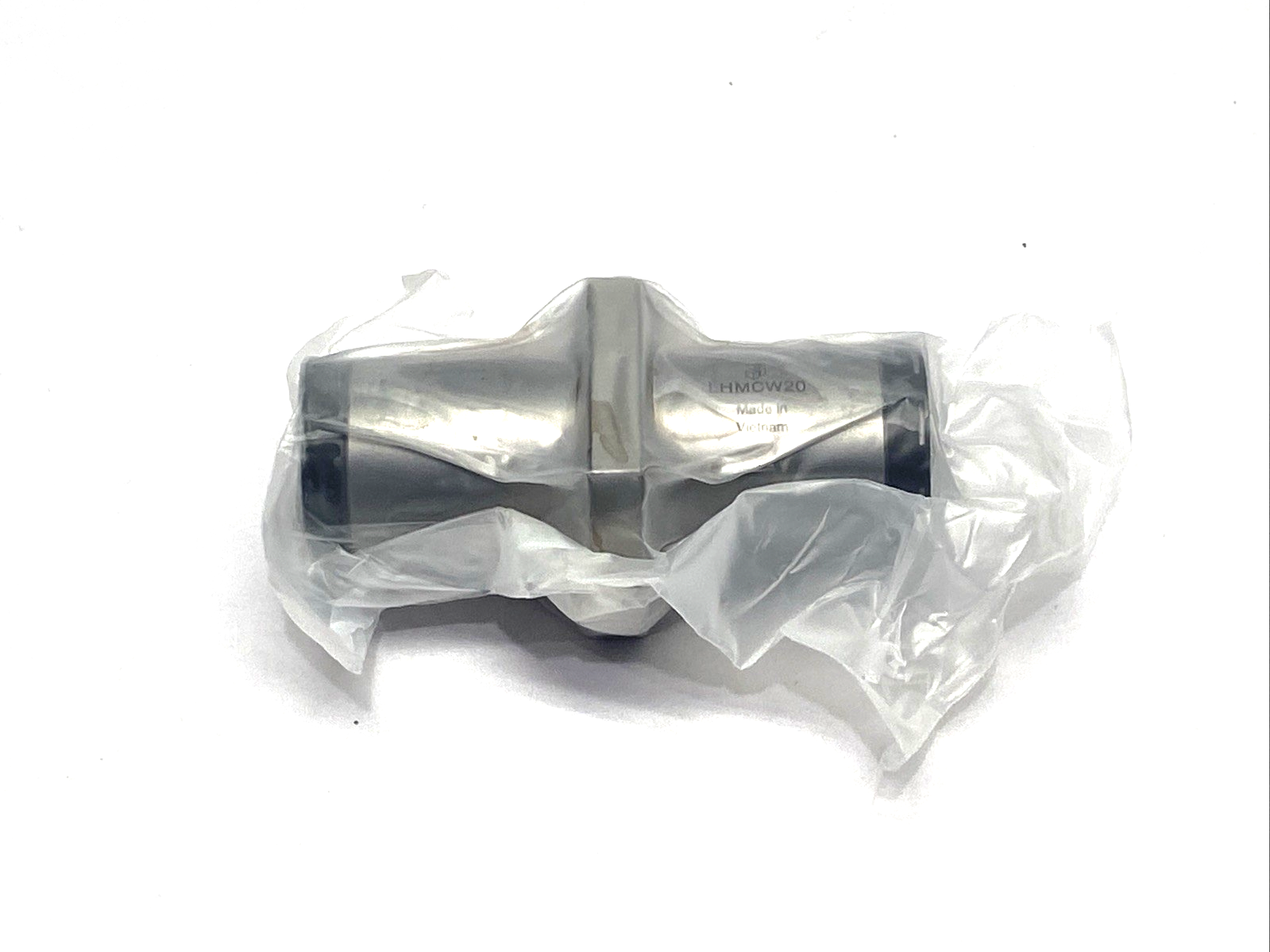 LHMCW-MX20 | MiSUMi Center Flanged Linear Ball Bearing, Double, For 20mm Shaft - New - Maverick Industrial Sales