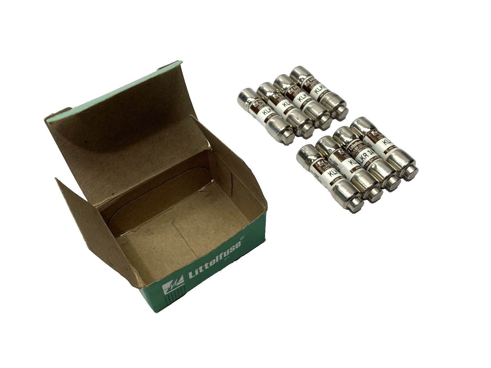 Littelfuse KLKR003 Fast-Acting Current-Limiting Fuse Class CC 600V 3A BOX OF 8 - Maverick Industrial Sales