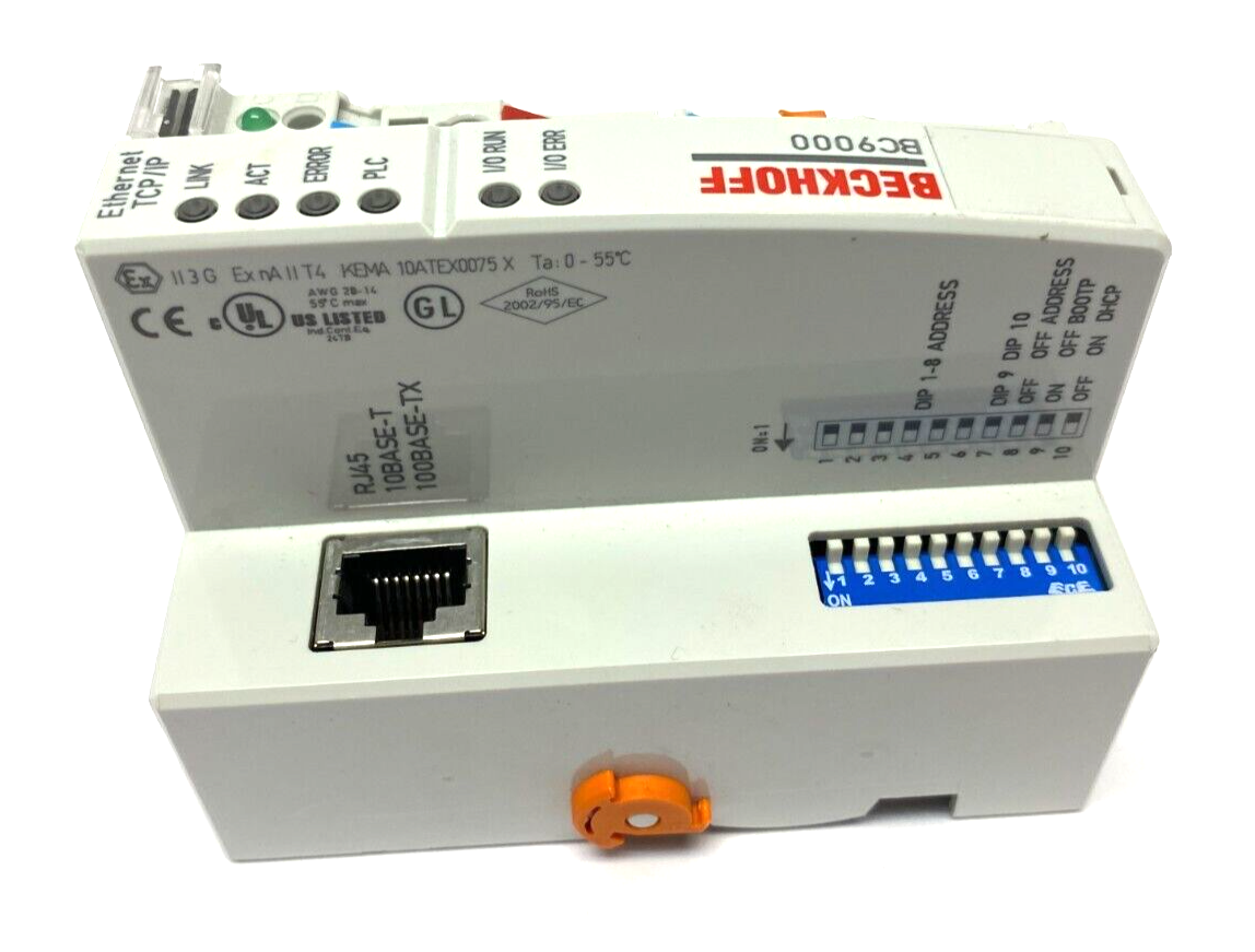 Beckhoff BC9000 Ethernet TCP/IP Bus Terminal Controller 24VDC - Maverick Industrial Sales