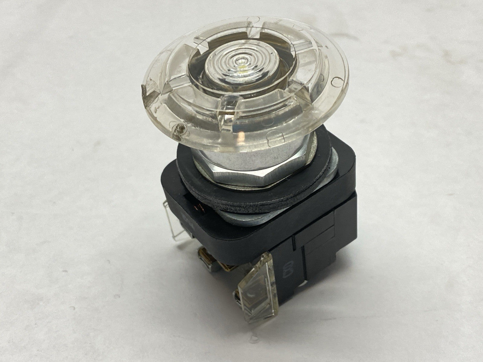 Allen Bradley 800T-FXJMP16CA7 Ser T Push-Pull Mushroom Button Clear 30mm 120V - Maverick Industrial Sales