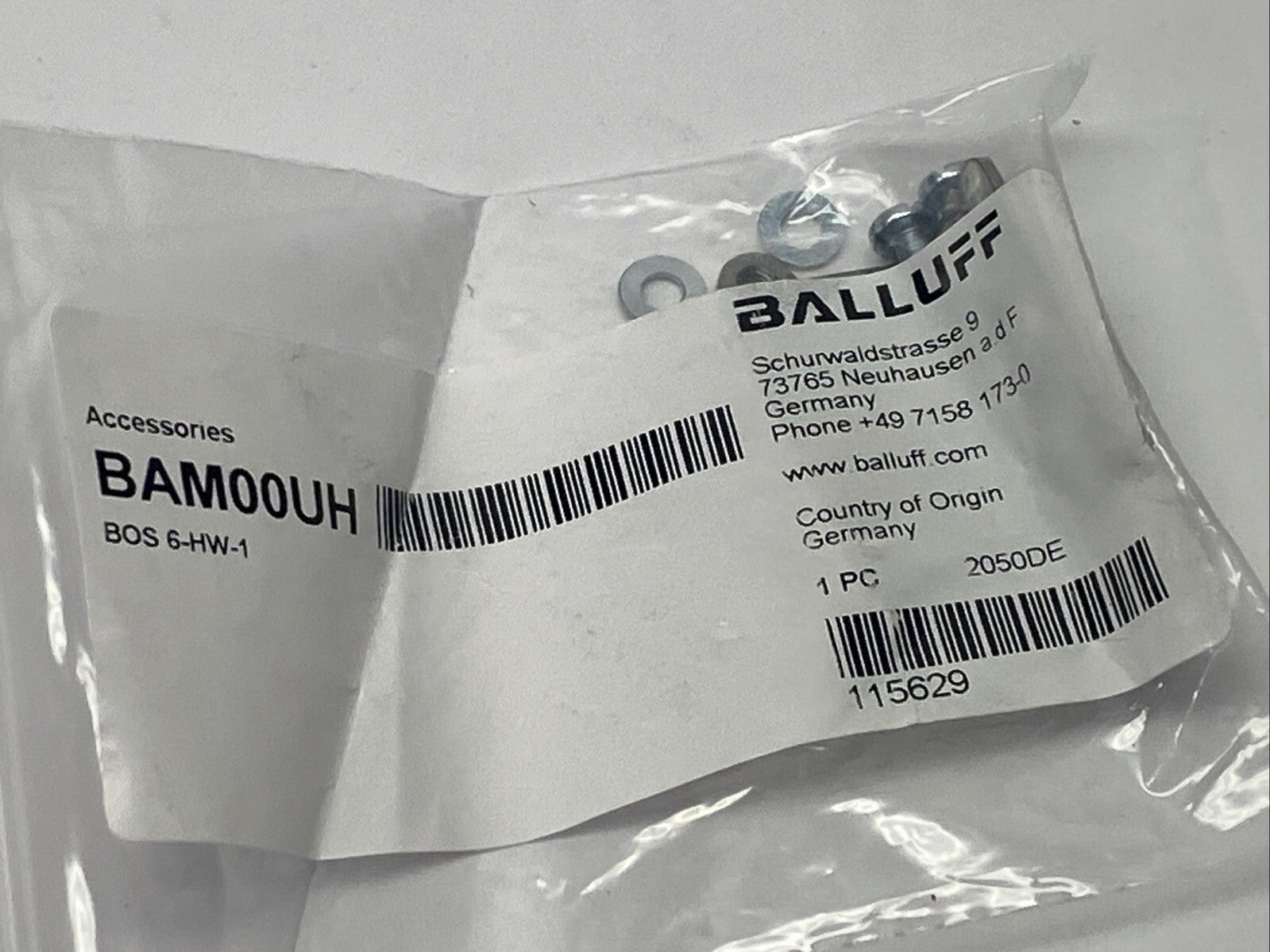 Balluff BAM00UH Photoelectric Sensor Mounting Bracket BOS 6-HW-1 - Maverick Industrial Sales