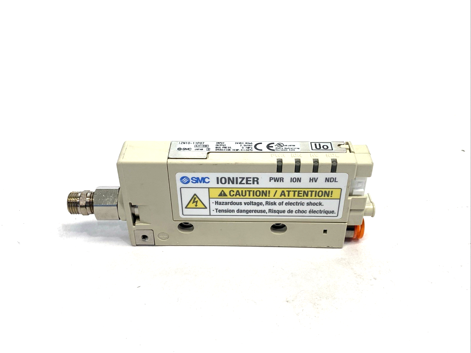 IZN10-11P07 | SMC Nozzle Type Ionizer - Used - Maverick Industrial Sales
