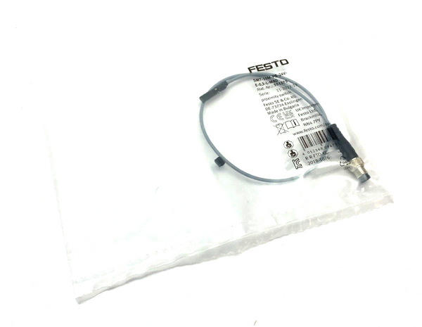 Festo SMT-10M-PS-24V-E-0,3-L-M8D Round-Slot Proximity Sensor 551375 - Maverick Industrial Sales