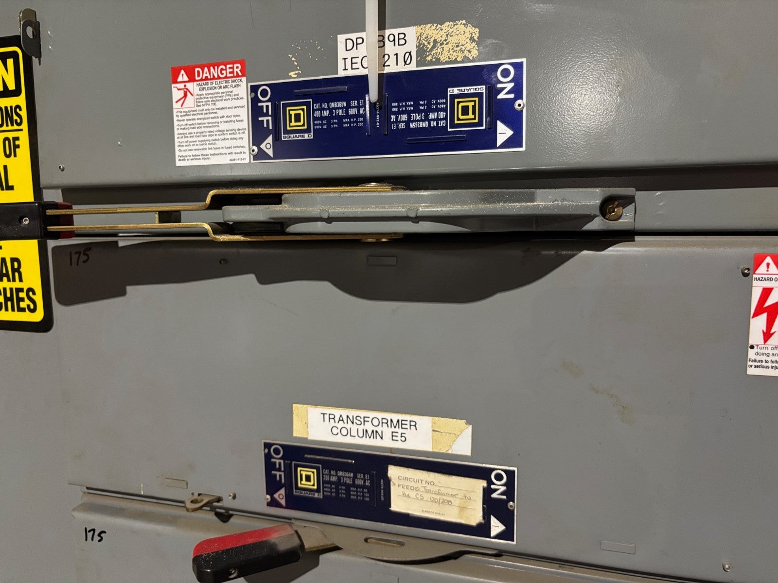 Square D QED 2 Power Style Switchboard 3000A, (5) QMB364W (2) QMB363TW, QMB365W - Maverick Industrial Sales