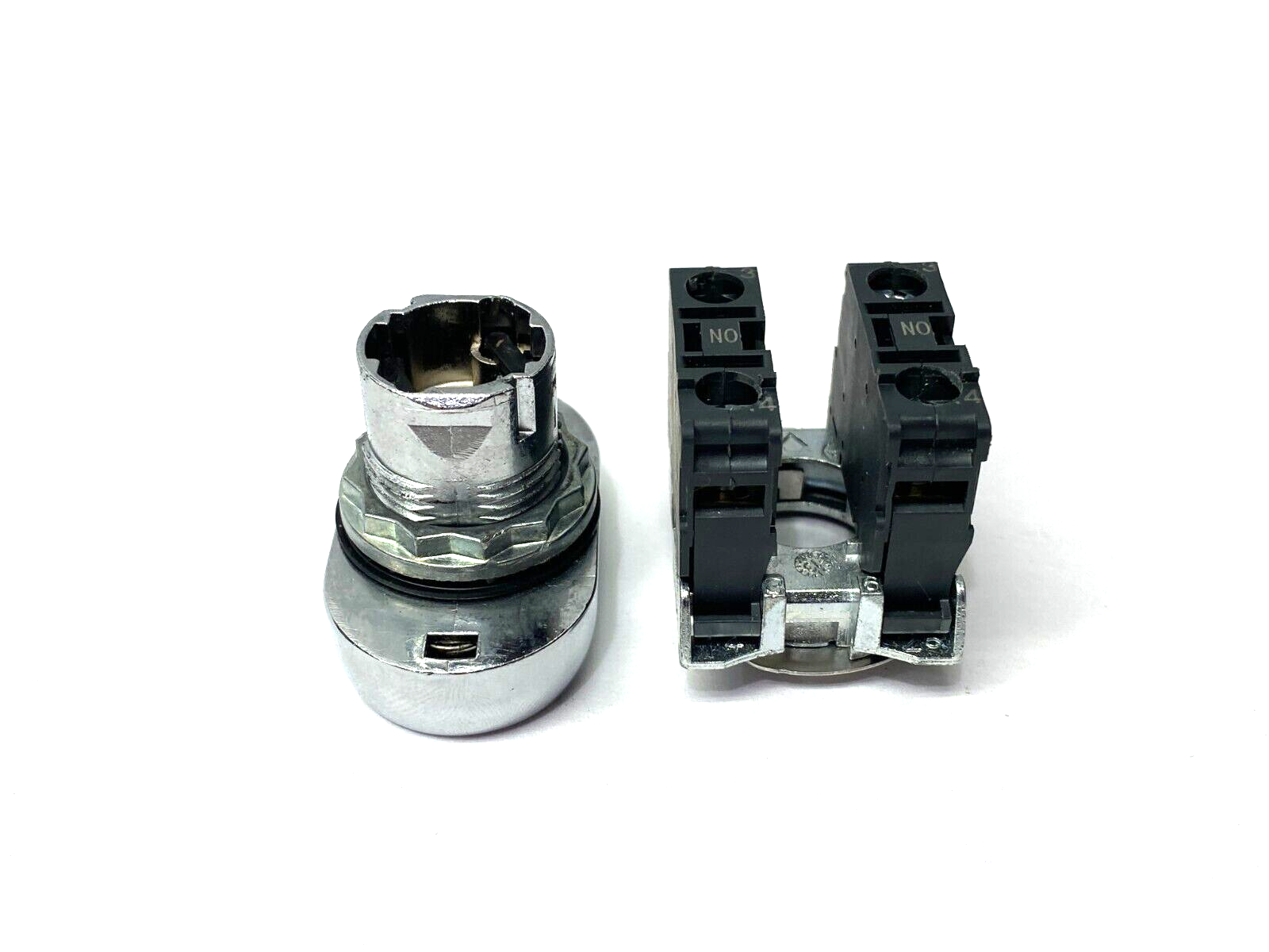 Allen Bradley 800FM-U2F1F1 Multi Operator 2-Position Push Button White, Up/Down - Maverick Industrial Sales