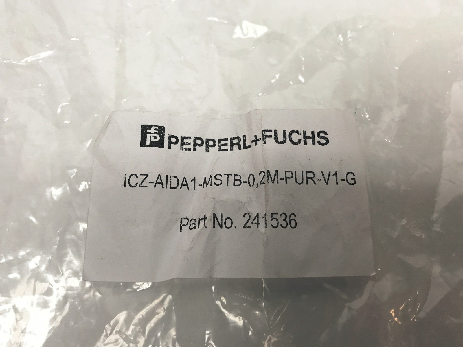 Pepperl+Fuchs ICZ-AIDA1-MSTB-0,2M-PUR-V1-G Connection Cable, Phoenix 241536 - Maverick Industrial Sales