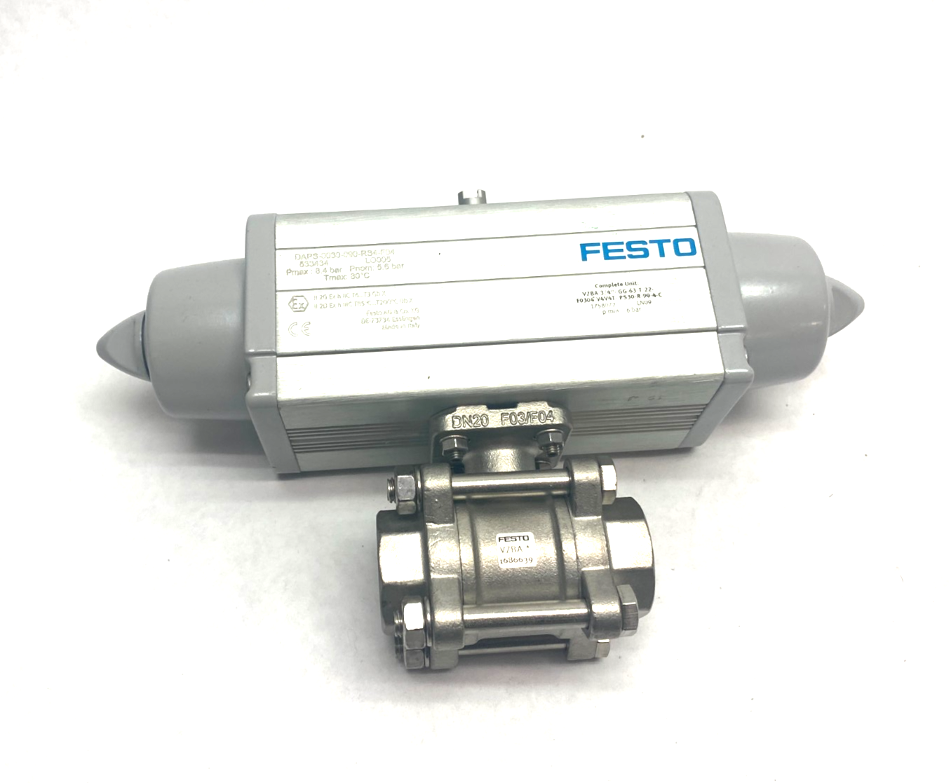 Festo VZBA-3/4"-GG-63-T-22-F0304-V4V4T-PS30-R-90-4-C Pneumatic Actuator 1758072 - Maverick Industrial Sales