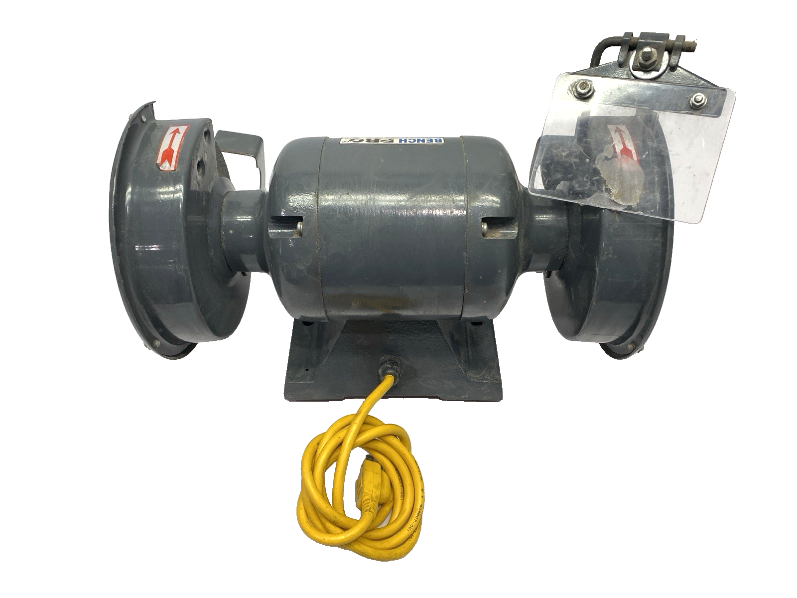 BG6 | Bench Pro Electric Bench Grinder 6" 3450RPM DAMAGED & MISSING EYE SHIELDS - Used - Maverick Industrial Sales