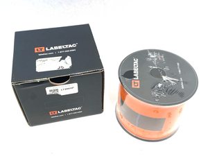 LT406HP | LabelTac  Pro Model High Perf. 10 Year Vinyl Label, Orange 4" x 150'/Roll - New – Open box