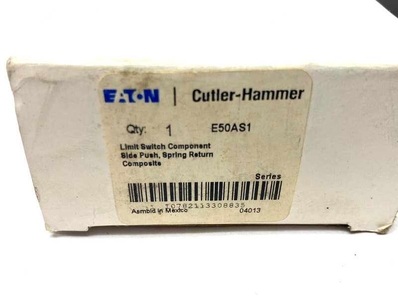 Eaton Cutler-Hammer E50AS1 Plunger Limit Switch Surface Mount NEMA Heavy Duty - Maverick Industrial Sales