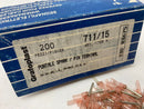 Grafoplast 711/15 14mm Spark Crimp-On Pins for Cable O.D. 1.5mm OPEN BOX OF 200 - Maverick Industrial Sales