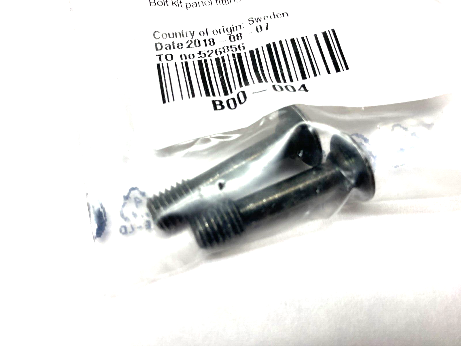 Axelent B00-004 X-Guard Panel Fitting Bolt Kit PKG OF 2 - Maverick Industrial Sales