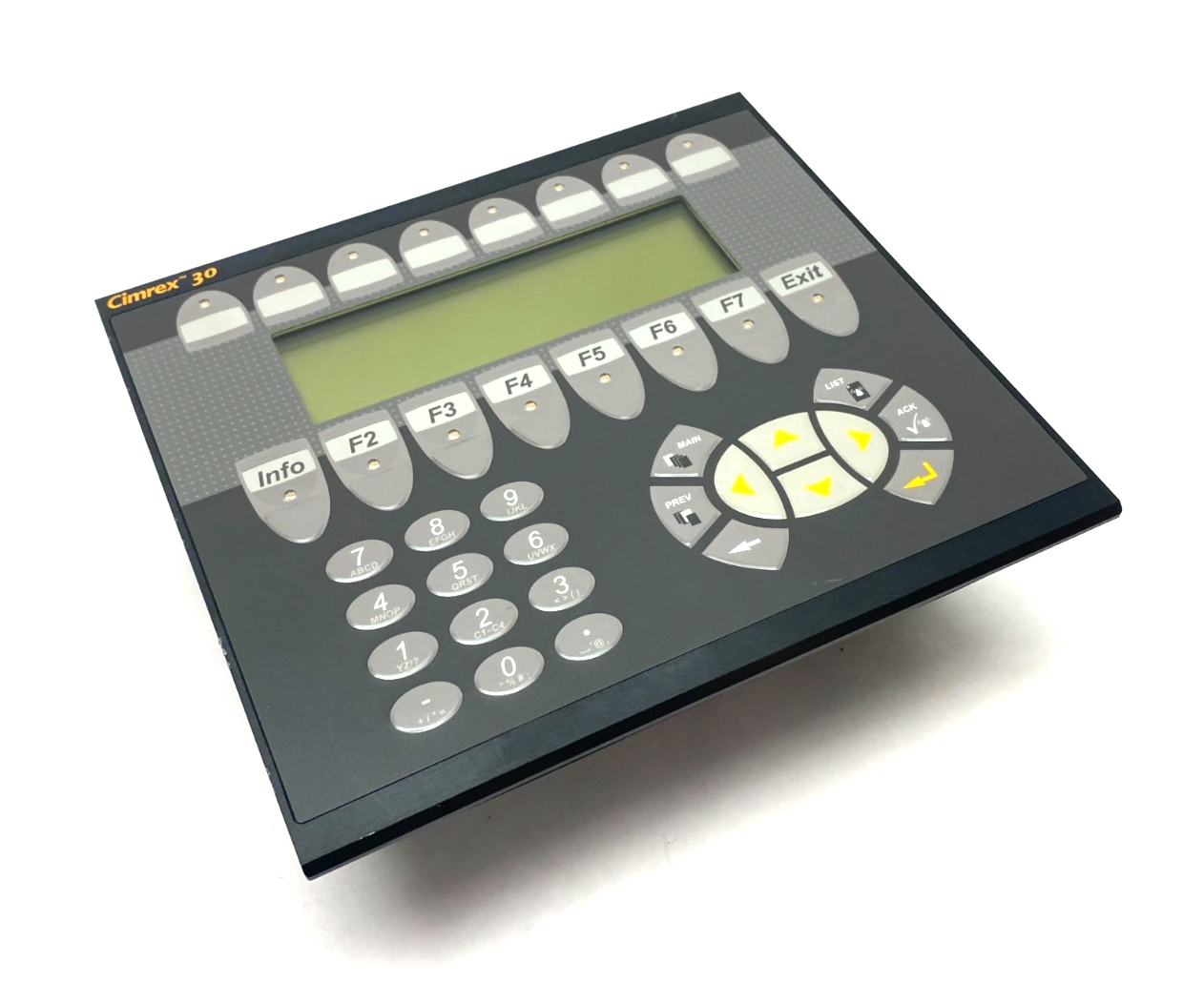 04381A | Beijer CIMREX 30 Operator Display/Control Panel 24VDC 450mA 0546-020 - Used - Maverick Industrial Sales