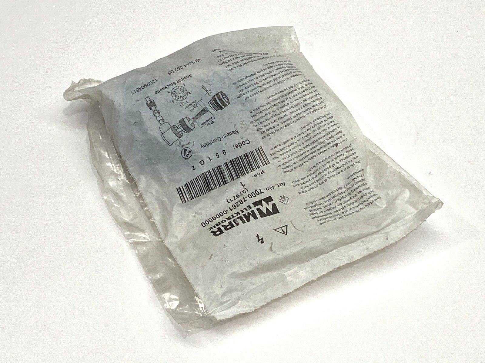 Murrelektronik 7000-78261-0000000 M12 Right Angle Female Connector - Maverick Industrial Sales