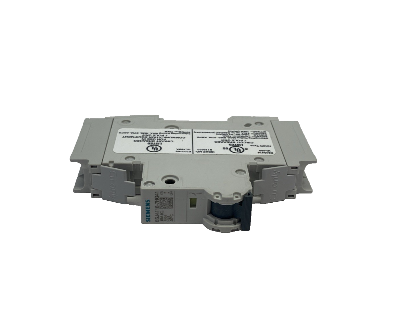 Siemens 5SJ4118-7HG41 Miniature Circuit Breaker 240V 15kA, 1-Pole, C-Trip, 15A - Maverick Industrial Sales