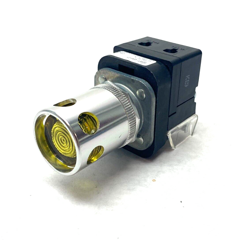 Allen Bradley 800T-QAH2Y Ser. U Shielded Illuminated Pushbutton Yellow 2-Pos - Maverick Industrial Sales