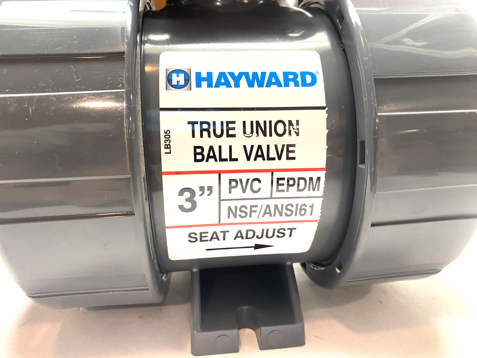 Hayward TBH1300A0SE0000 True Union 3" Ball Valve, EDPM Seals, Socket Ends - Maverick Industrial Sales