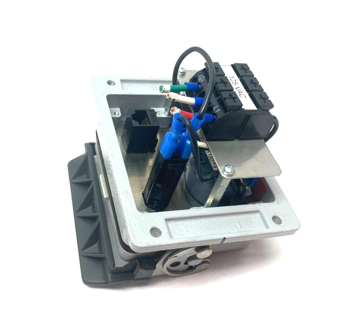 Mencom DP-RJ45-R-32 Panel Interface Connector Module, Duplex Outlet - Maverick Industrial Sales