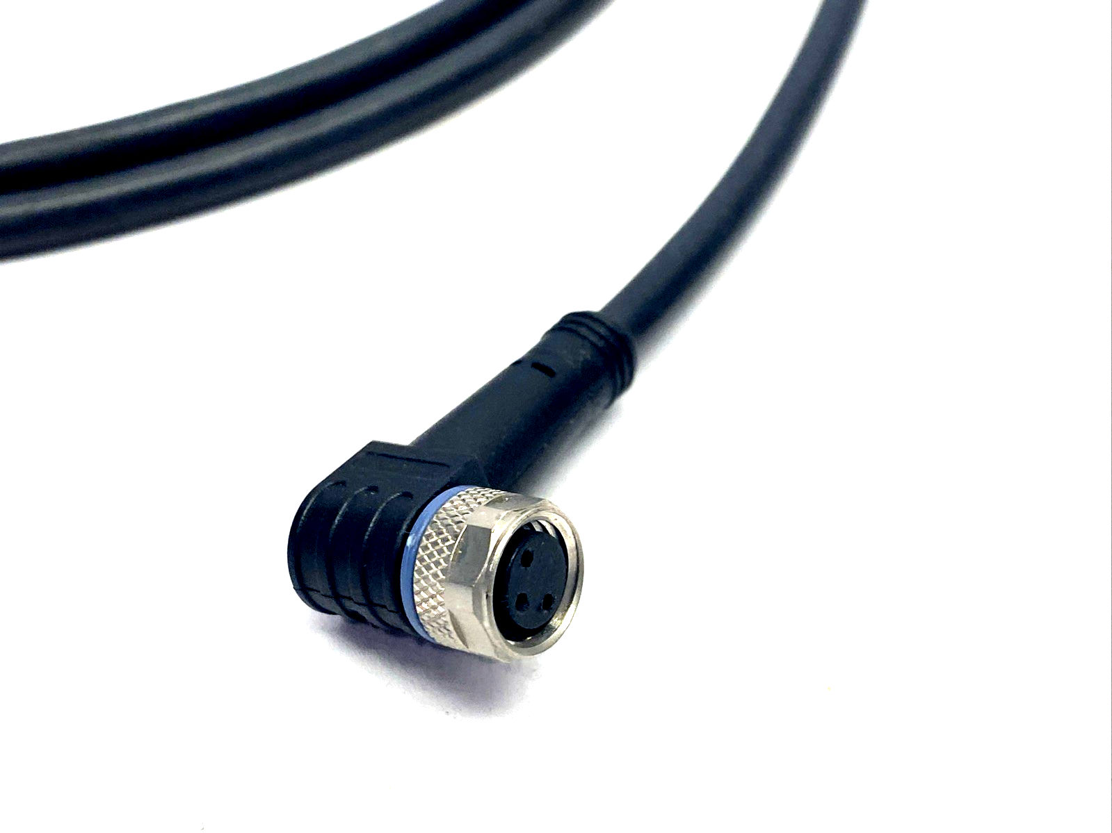 Escha AL-SWKP3-1,5-AL-WAS3/S370/S3516 Cable M8 3-Pin Female, M12 Male 4-Pin 1.5m - Maverick Industrial Sales